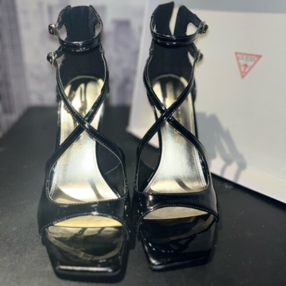 GUESS Sella Heels in Black - Picture 1 of 6
